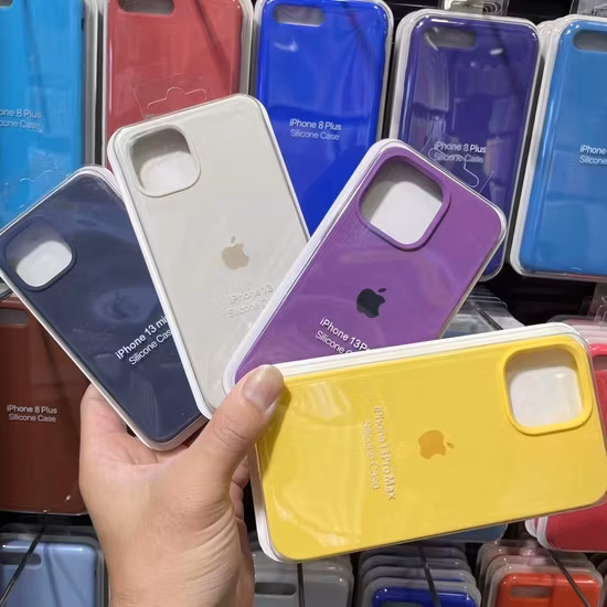 Оптовая продажа силиконовых чехлов для iPhone 13 11 12 PRO Max задняя крышка аксессуары для сотовых телефонов силиконовый чехол для телефона iPhone