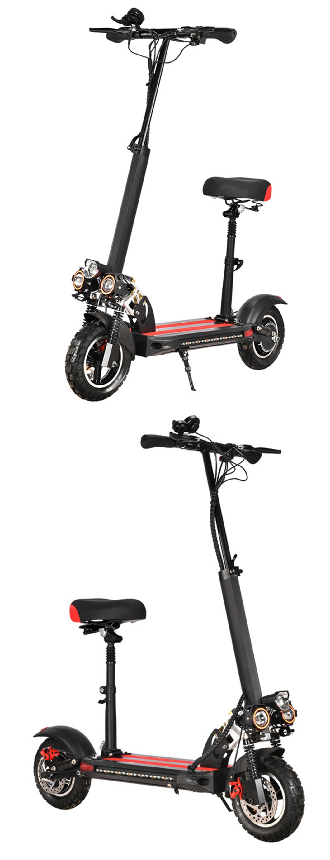 New Powerful off-Road 800W Dual-Motor Adult Scooter Electric Foldable E-Scooter