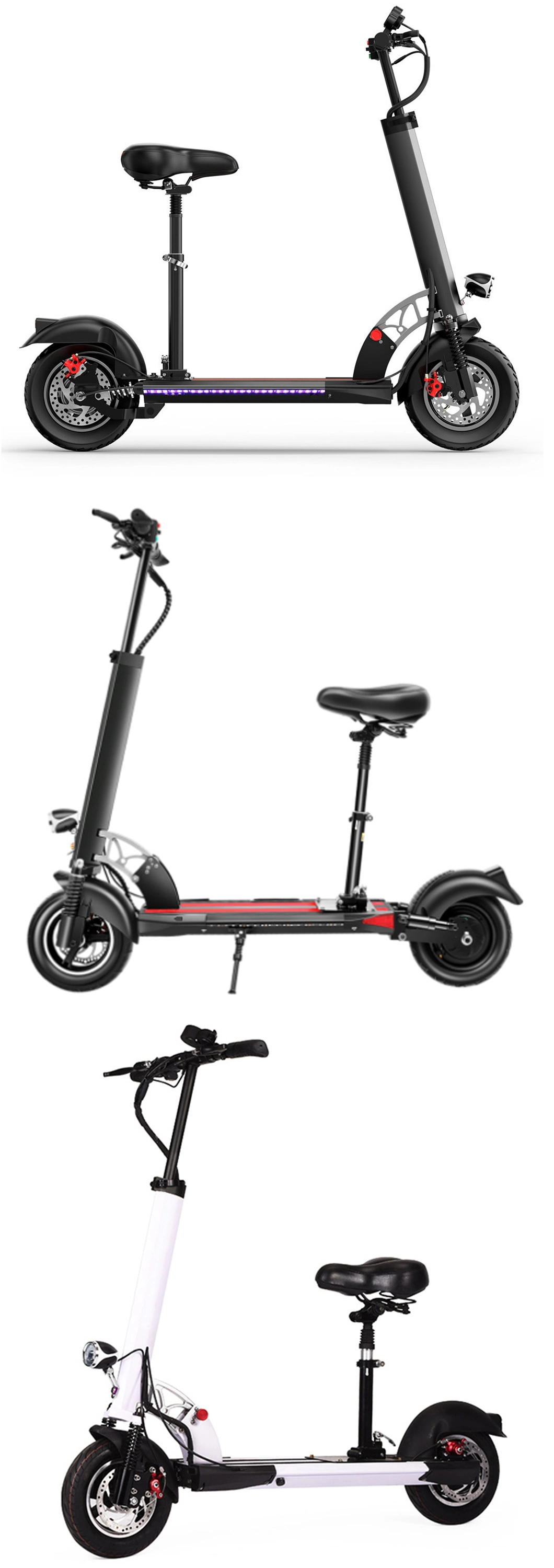 500W 1000W Two Single Rear Front Folding Powerful Brushless 600W 2000watt Dual Motor Electric Scooter