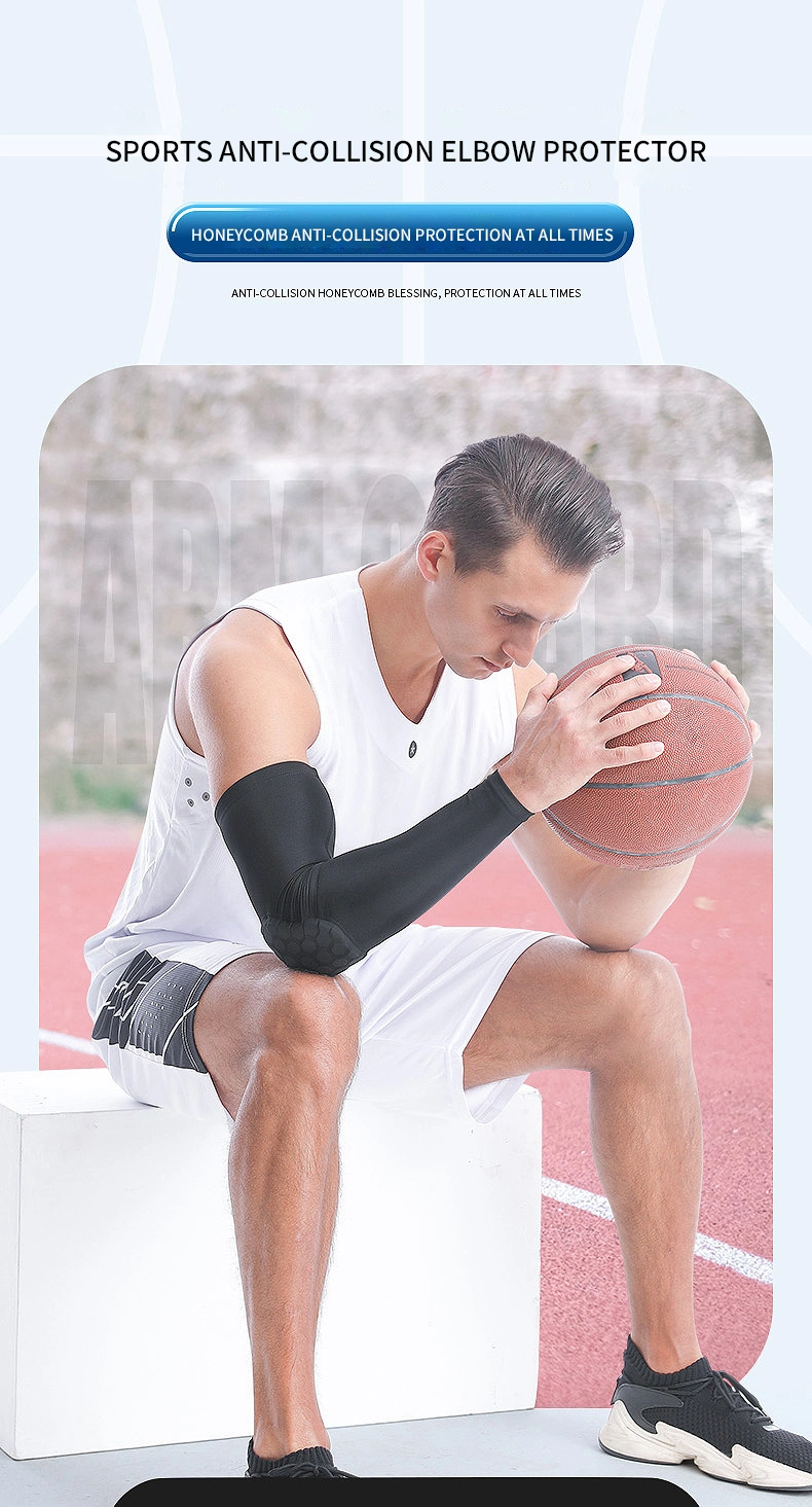 Honeycomb Joint Anti-Collision Basketball Sports Arm Sleeve Elbow Protective Gear